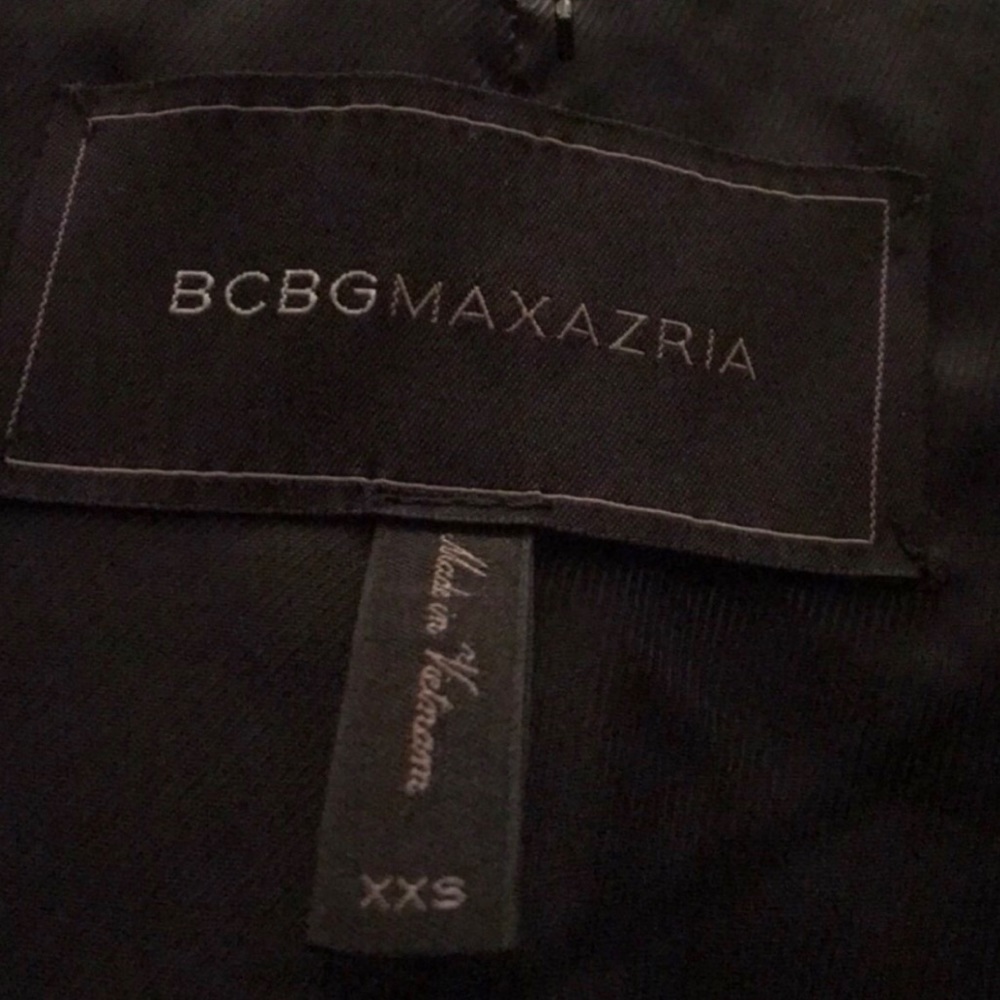 BCBG maxazria Genova two tone olive green pea coat - Picture 3 of 5